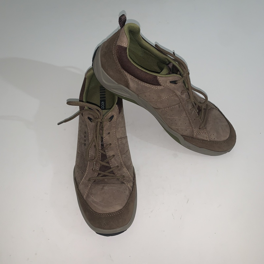 ECCO Shoes Mens Size 11 Brown Suede Hiking Walking Trail Outdoor Sneakers